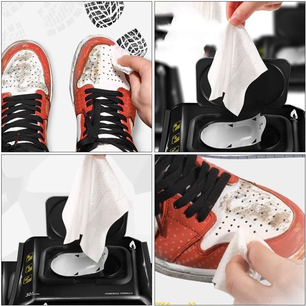 Natural Sneaker & Shoe Cleaner Wipes - 1 Packs of 80 Wipes