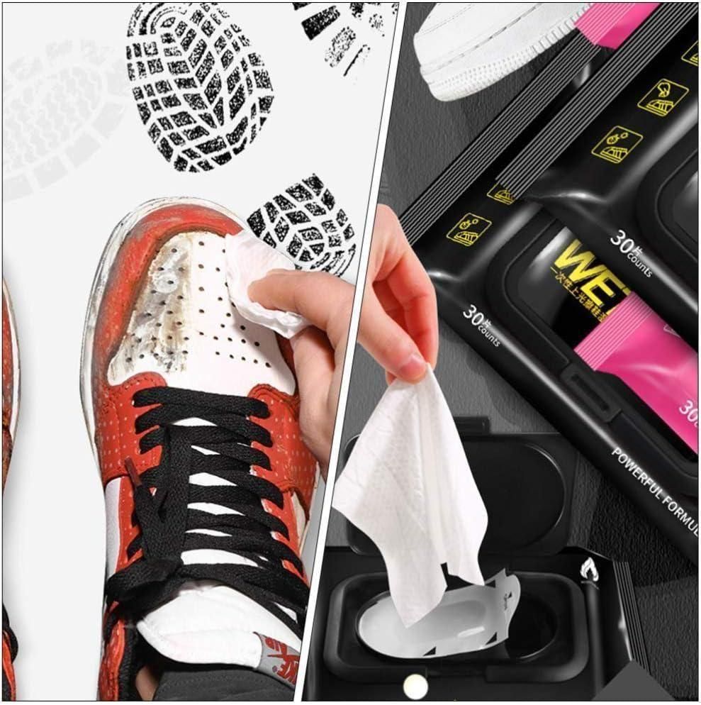Natural Sneaker & Shoe Cleaner Wipes - 1 Packs of 80 Wipes