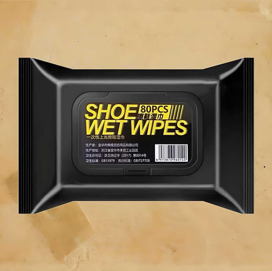 Natural Sneaker & Shoe Cleaner Wipes - 1 Packs of 80 Wipes